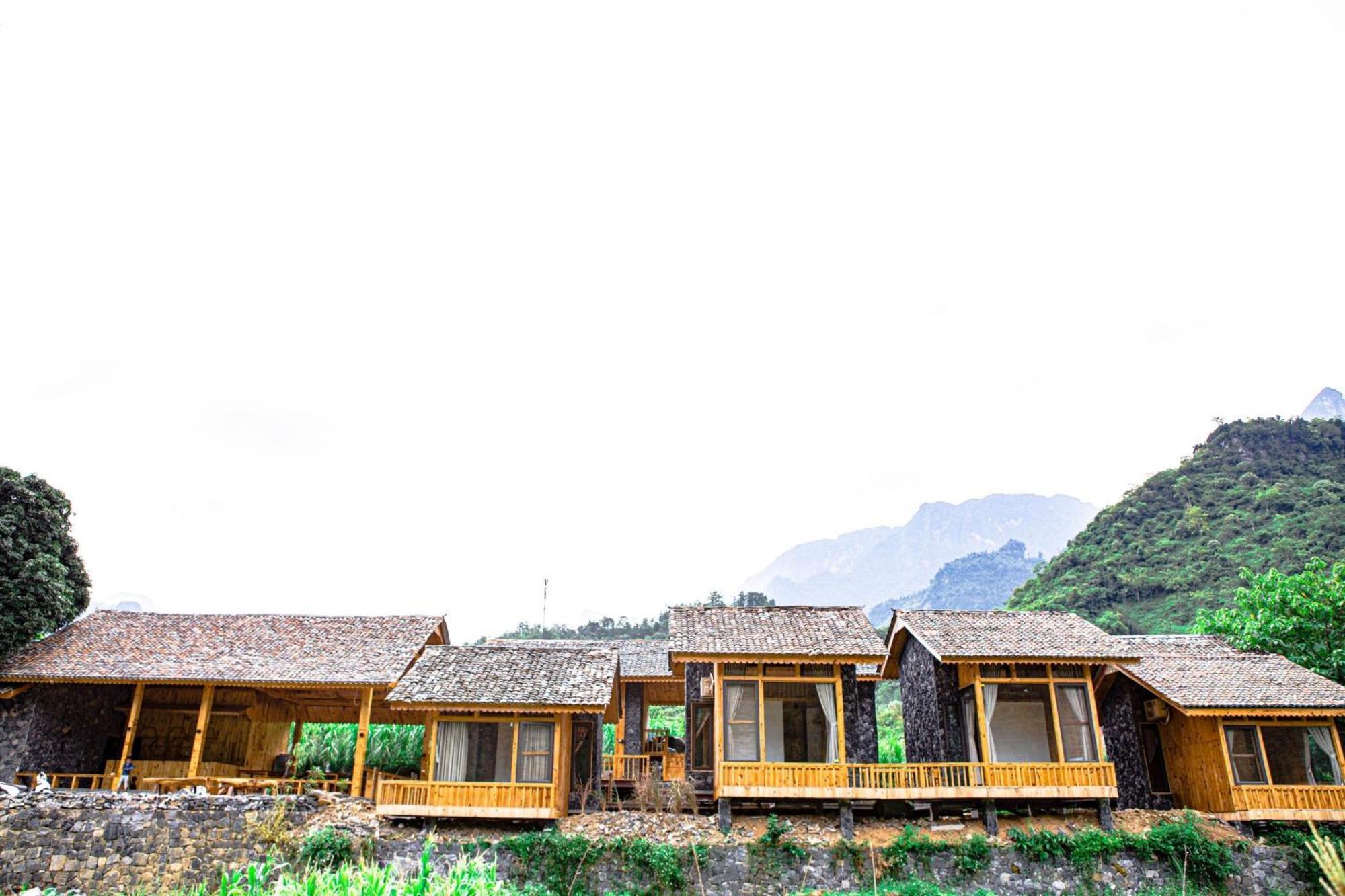 Chien'S Lodge Du Gia Làng Cac 外观 照片